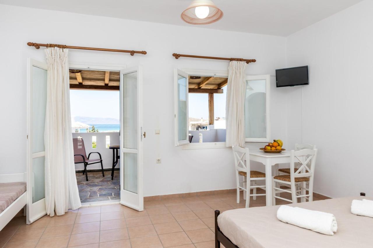 איוס פרוקופיוס Aqua Naxos Apartments & Suites מראה חיצוני תמונה